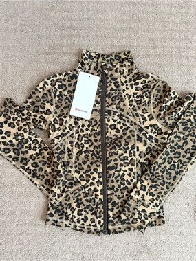 lululemon athletica Leopard-Print Bomber Jacket - Beige/Black